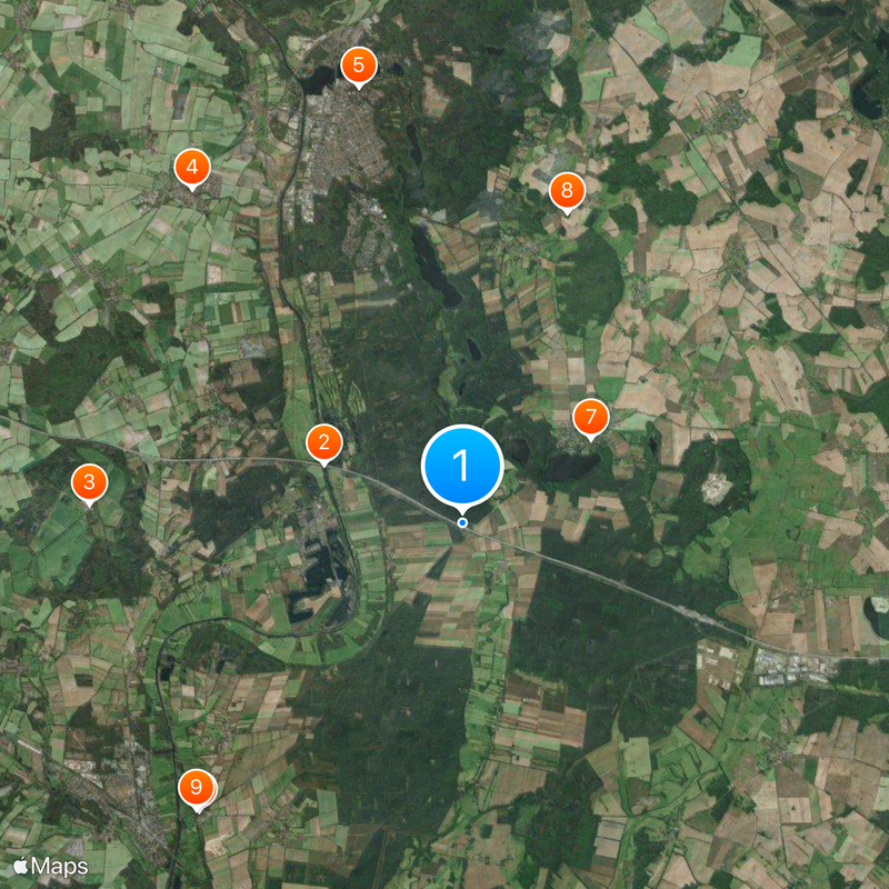 Bundesautobahn 24 Map