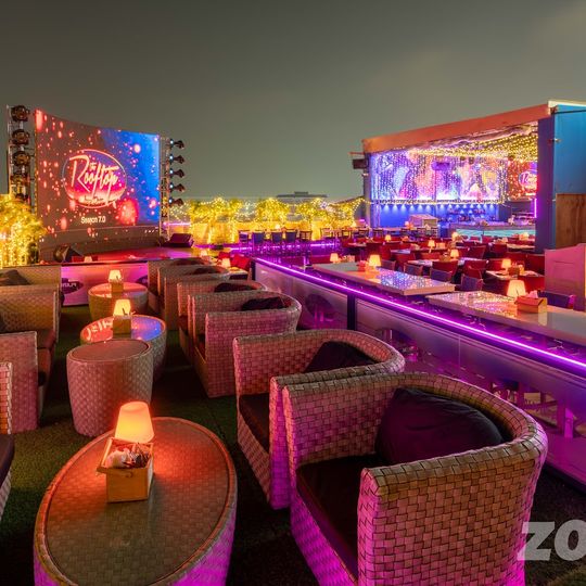 The Original Rooftop Lounge. Dining