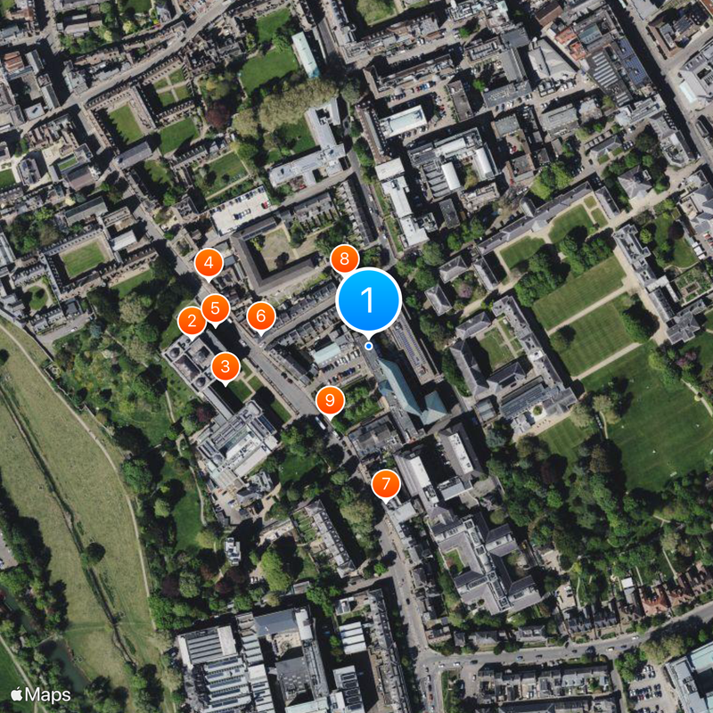 Cambridge Judge Business School Map