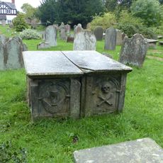 Pair of adjacent table tombs in churchyard (south of St Chad's Church, east of path to church porch)
