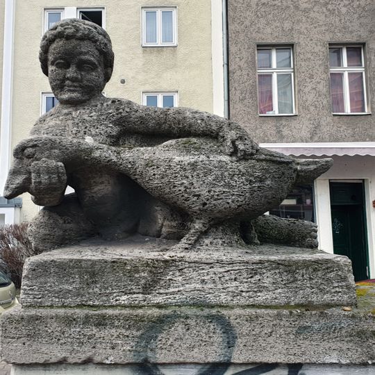 Figures of the old Putlitzbrücke