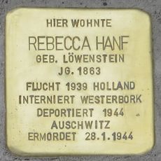 Stolperstein en memoria de Rebecca Hanf