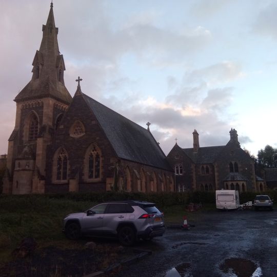 Innerleithen, High Street, St James' R.c. Church, Presbytery
