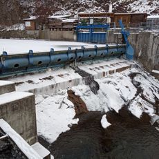 Weir on Elbe in Vrchlabí