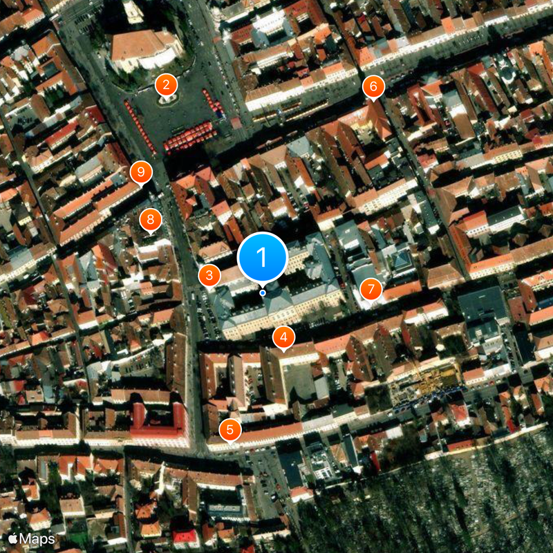 Babeș-Bolyai University Map