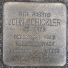 Stolperstein dedicated to John Schickler