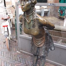 Het kussende kaasmeisje