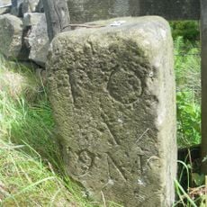 Milestone, Meltham Road, Marsden, at Badger Gate