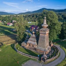 Tserkvas de madera de la región de los Cárpatos en Polonia y Ucrania