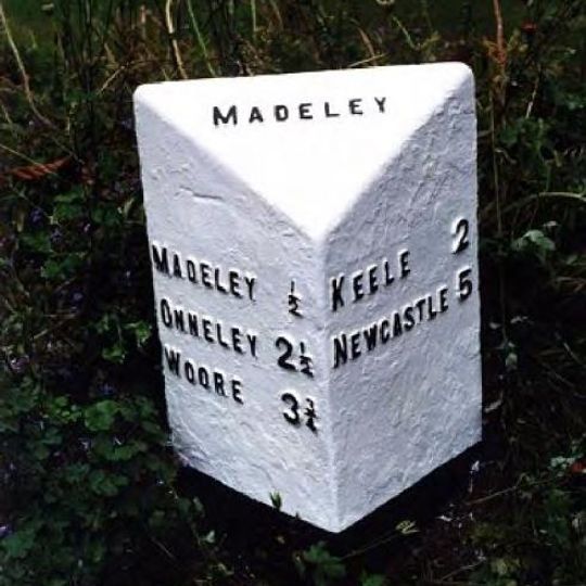 Milepost At Ngr Sj 7764 4523