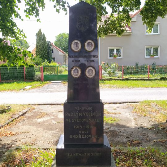 Pomník padlým v Ondřejově
