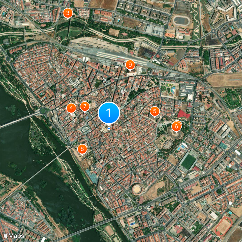 Temple of Diana Kaart