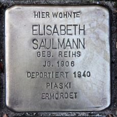 Stolperstein dedicated to Elisabeth Saulmann