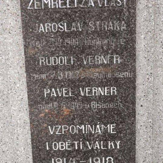 Pomník padlým v Blšanech u Loun