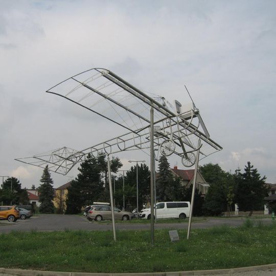 Monument to the aircraft of Metoděj Vlach