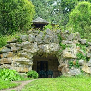 Grotto In Arboretum