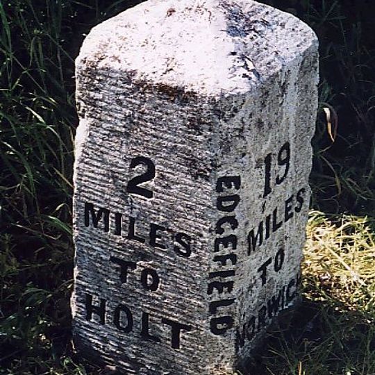 Milestone, opp. Valley Farm