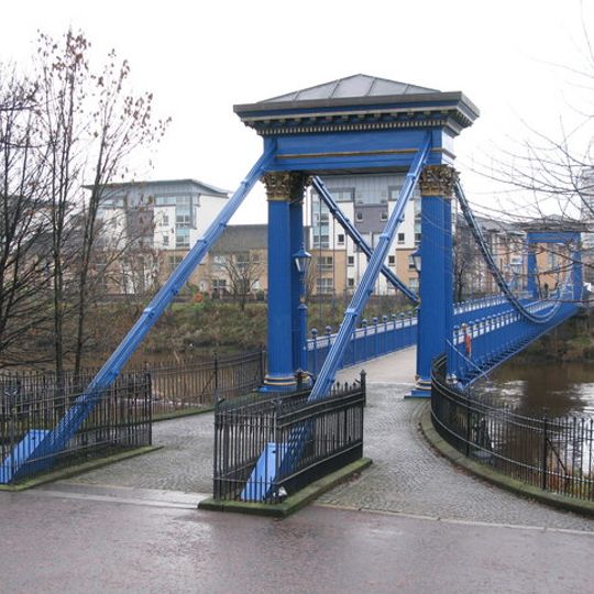 Glasgow Green, St Andrew's Suspension Bridge