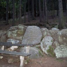 Památník v lese u Žihle