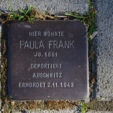 Stolperstein dedicated to Paula Frank