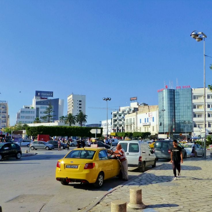 Pueblo Azul y Blanco de Sousse