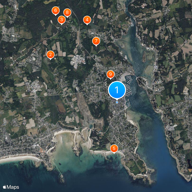 La Trinité-sur-Mer Map