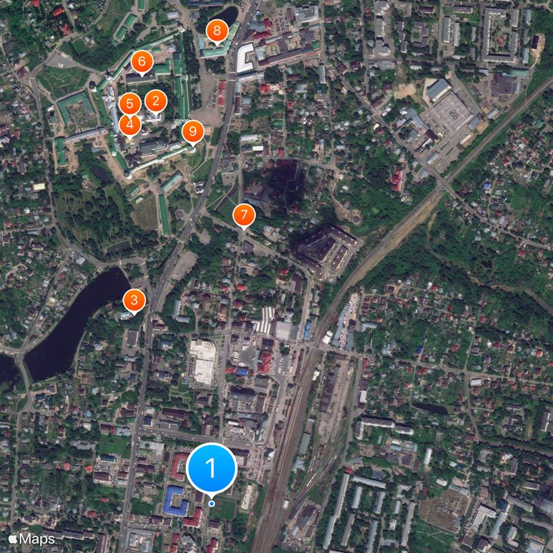 Serguiev Possad Carte