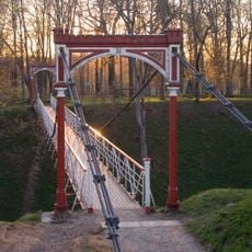 Viljandi Castle Park suspension bridge