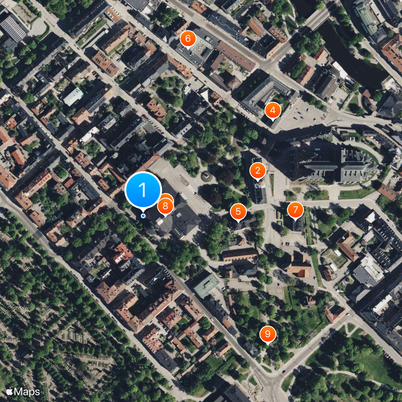 Uppsala University Map