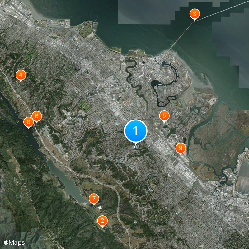 Notre Dame de Namur University Map