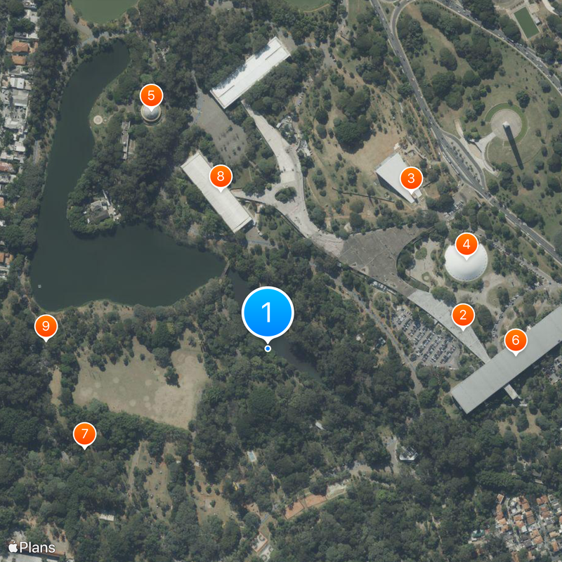 Ibirapuera Park Kaart