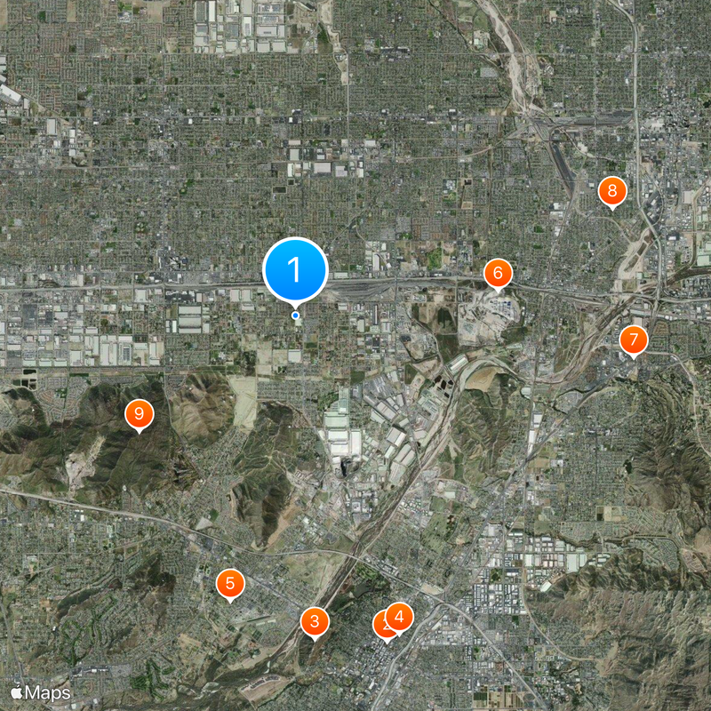 Bloomington Map
