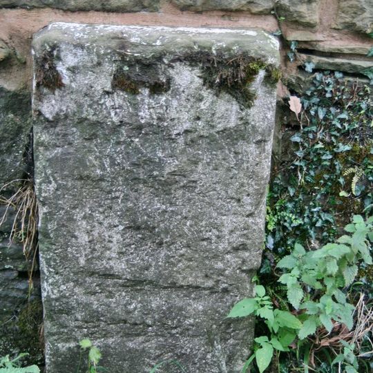 Milestone, near old school house
