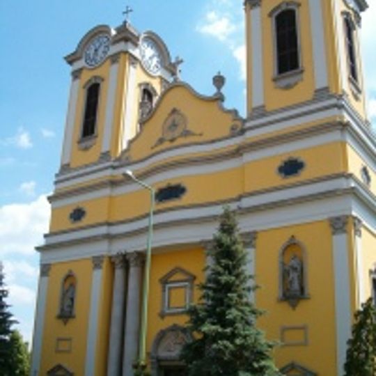 Holy Trinity church in Battonya