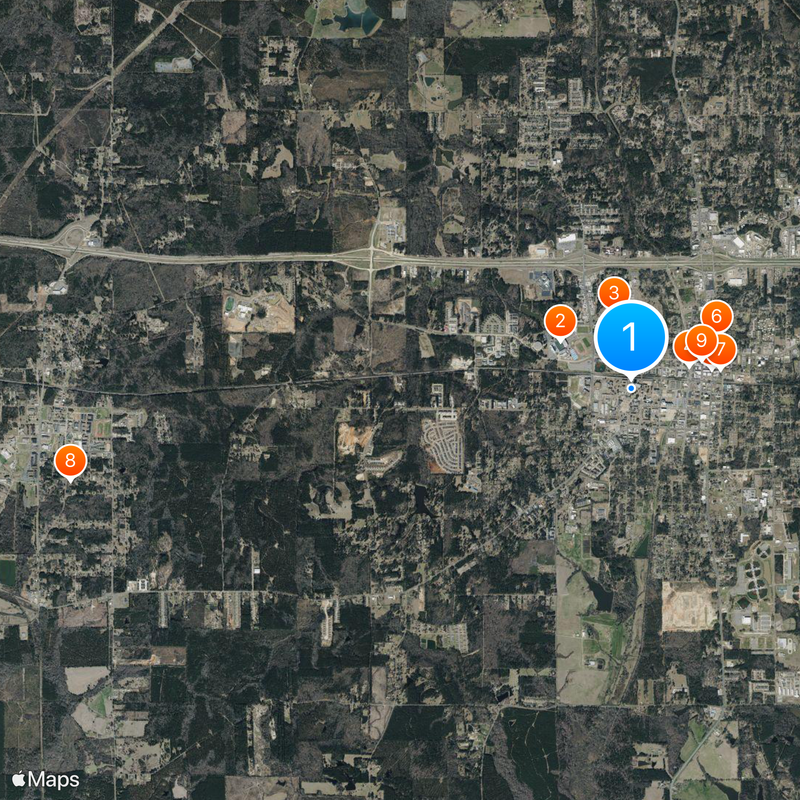 Louisiana Tech University Map