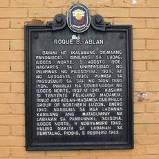 Roque B. Ablan historical marker