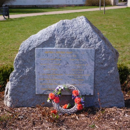 World War II memorial in Hostinné