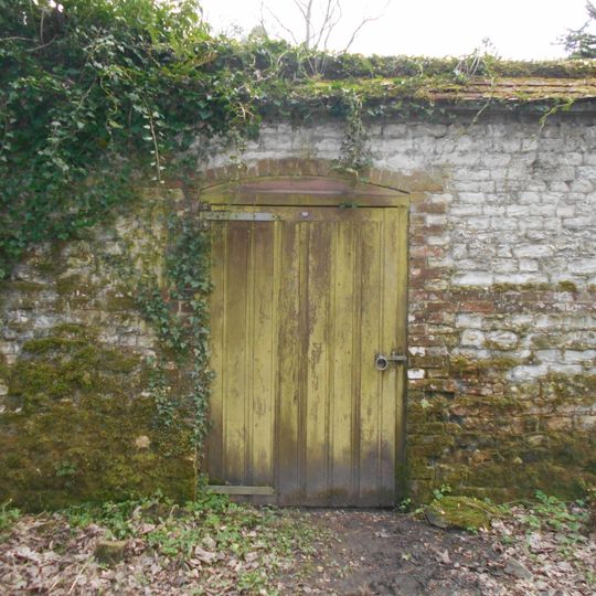 Kitchen Garden Wall Extending Eastwards From The Coach House
