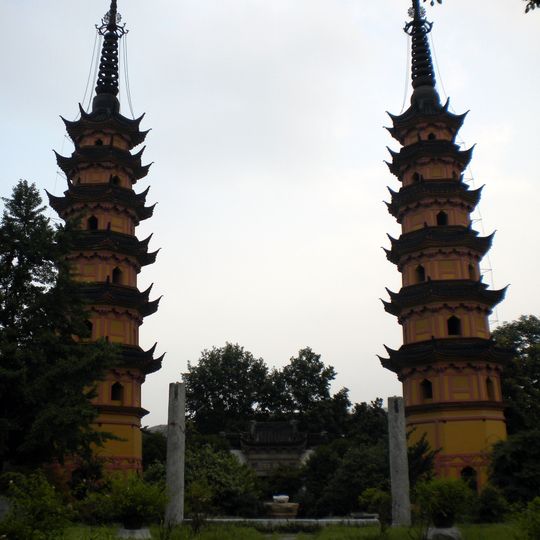 Twin pagodas of Suzhou