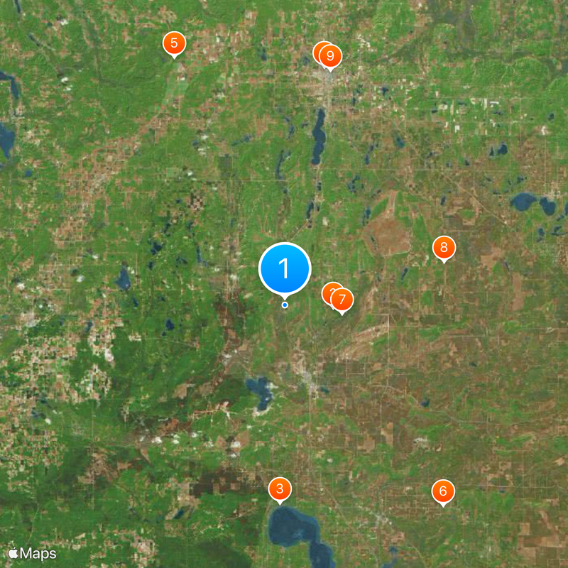 Northern Michigan Mappa