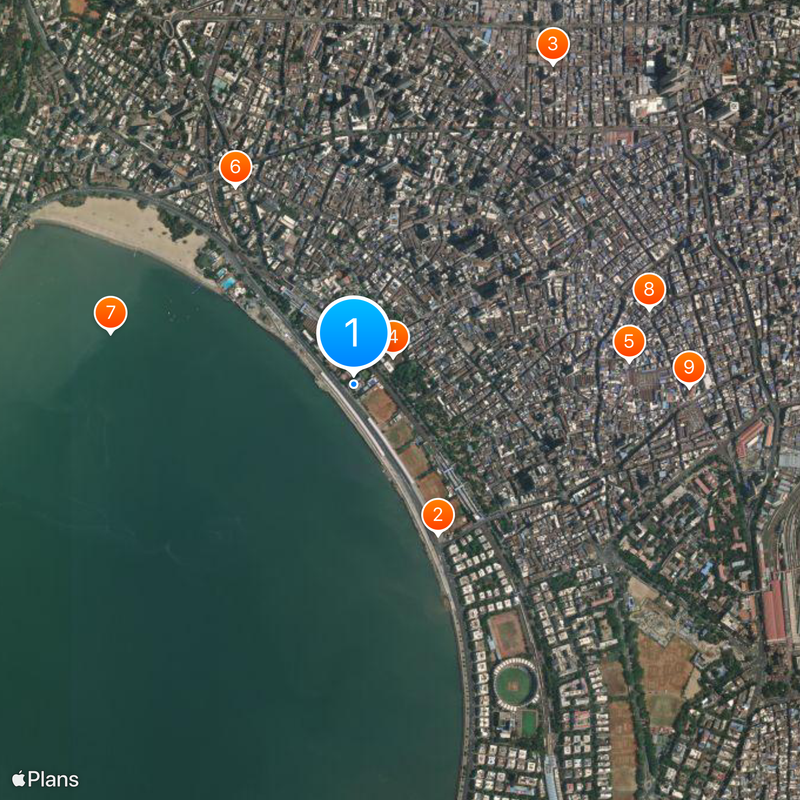 Taraporewala Aquarium Mapa