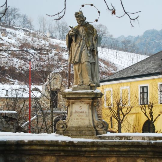 Brücke mit Nepomukstatue, Gumpoldskirchen