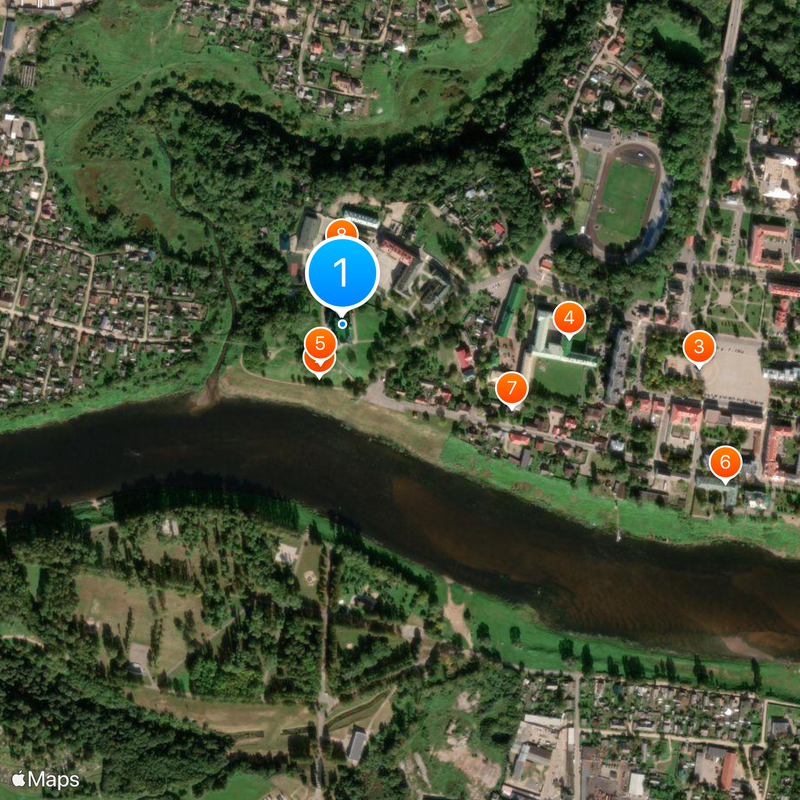 Saint Sophia Cathedral in Polotsk Mappa