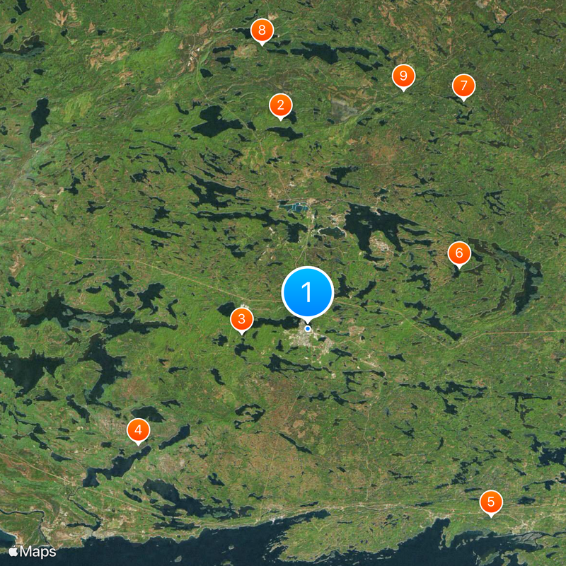 Elliot Lake Map
