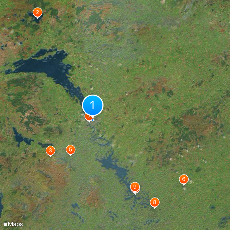 Comté de Fermanagh Carte