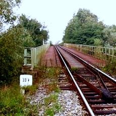 Viadukty a pamätná tabuľa, most železničný pamätný