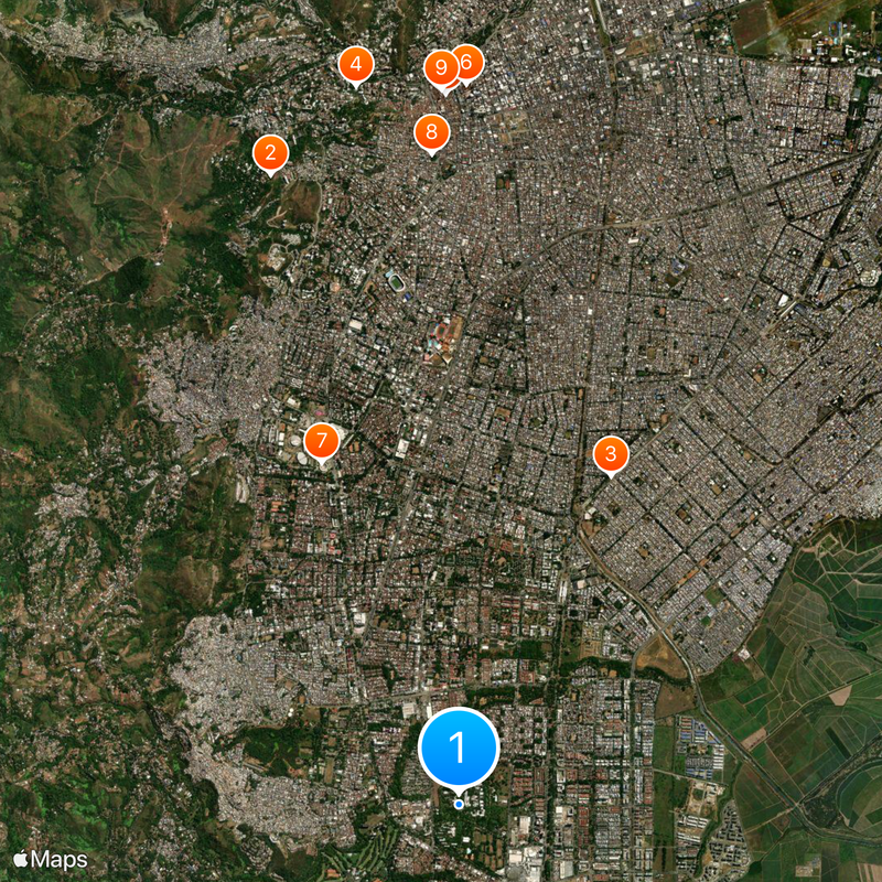 University of Valle Map