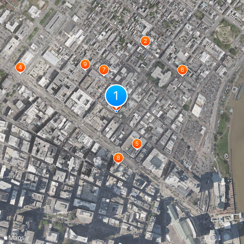 Hotel Monteleone Map