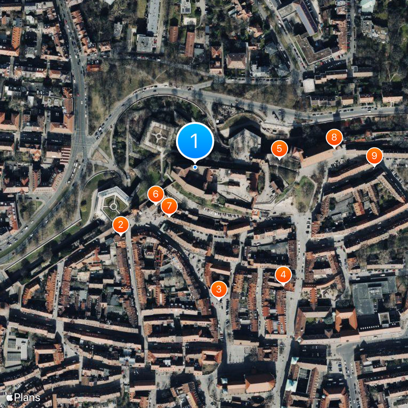 Château de Nuremberg Carte