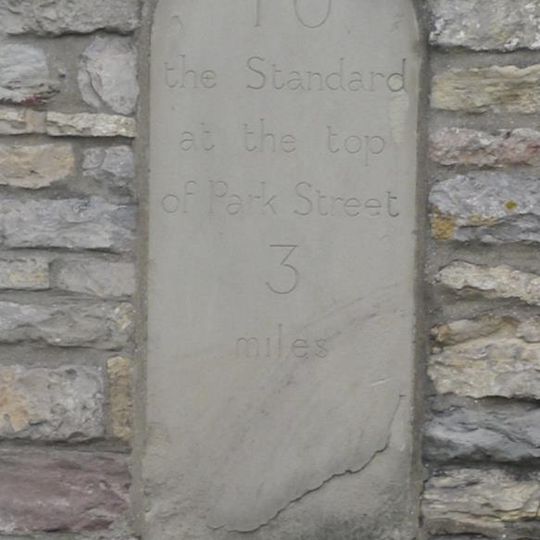 Milestone, Westbury on Trym, outside No. 9 Passage Road